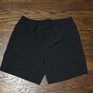 Chubbies Men's Classic Black Athletic Shorts With Flamingo Lining